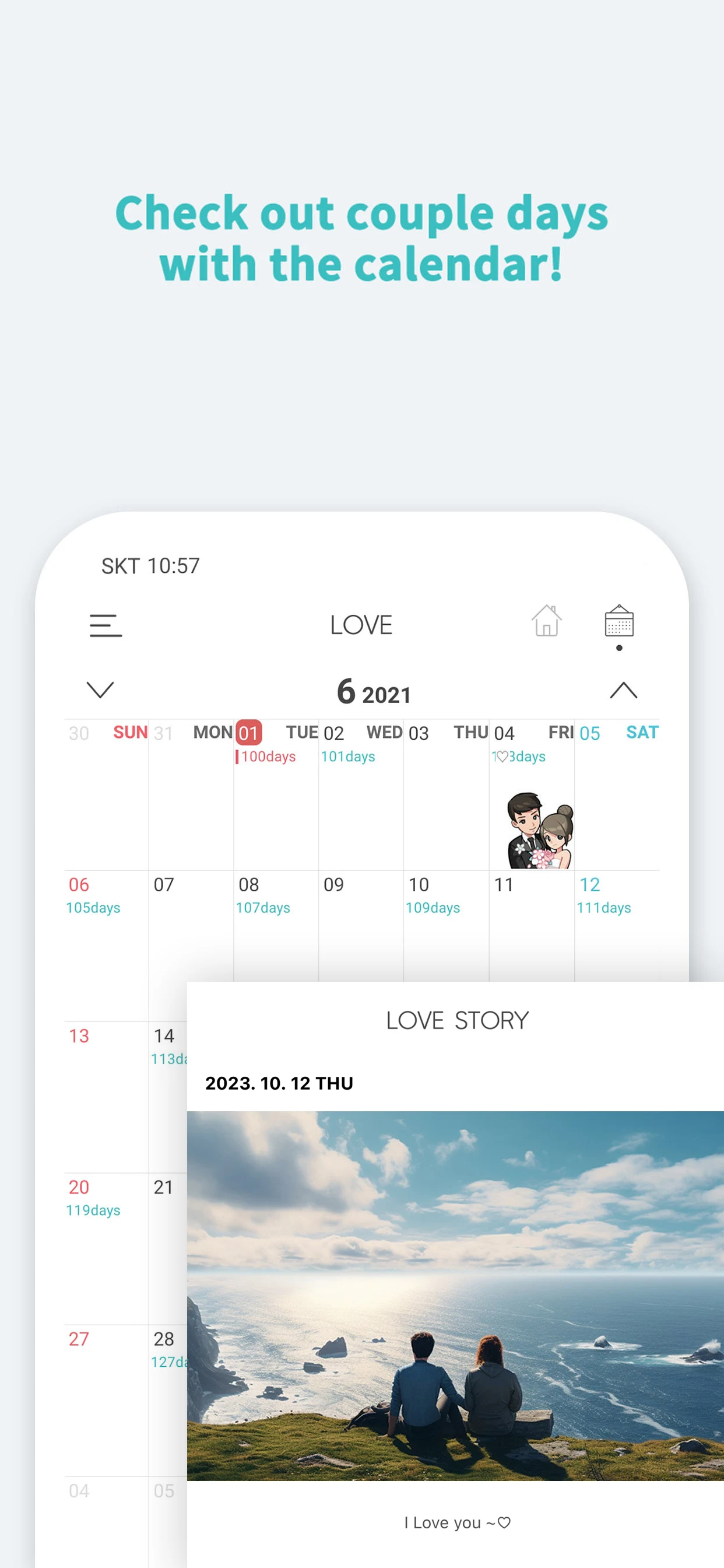 Couple Widget : Love Countdown screenshot
